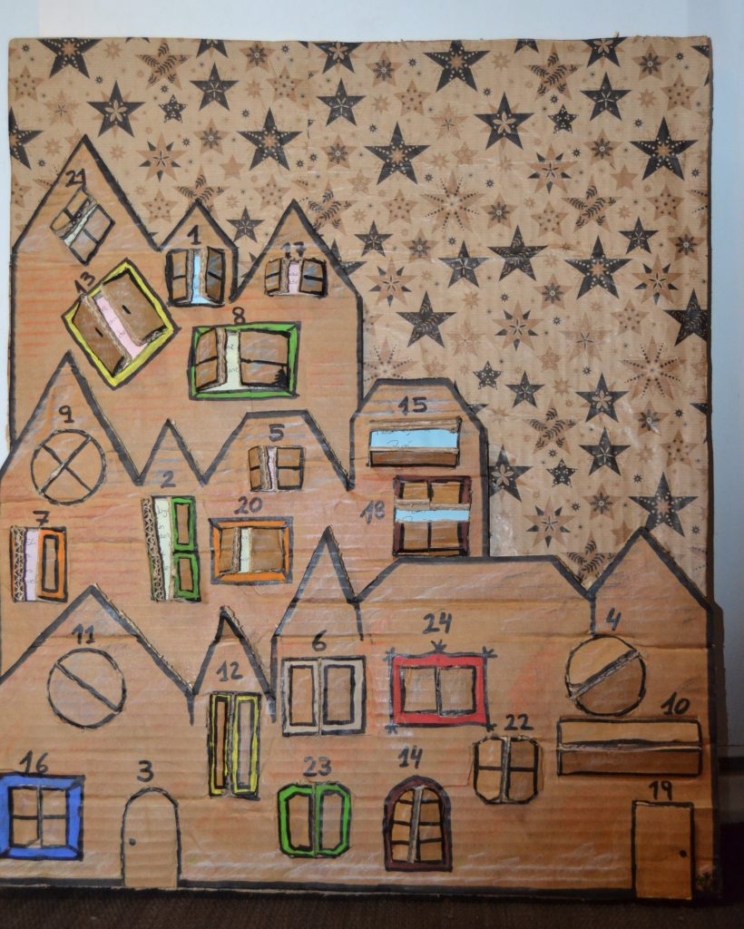 calendario de adviento diy